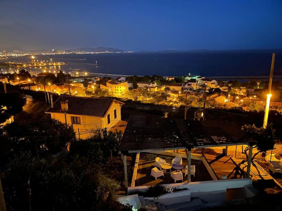 Superbe Terrasse Avec Vue Panoramique Sur La Mer Marsilya Dış mekan fotoğraf
